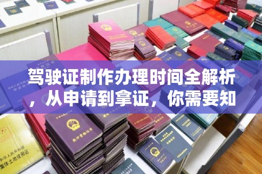 南川驾驶证制作办理时间全解析，从申请到拿证，你需要知道的一切